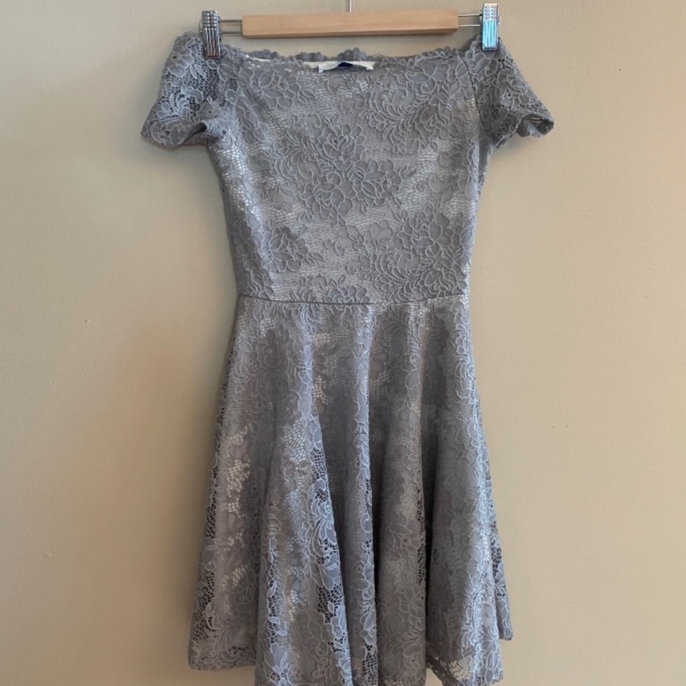 Off the shoulder formal dress